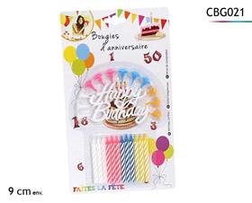 BOUGIES X12 ANNIVERSAIRE