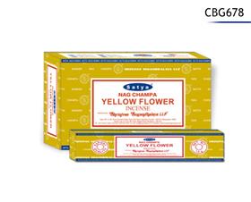 SATYA FLEUR JAUNE 12BAT-15G