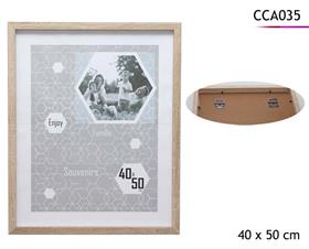 CADRE PHOTO EFFET BOIS 40X50