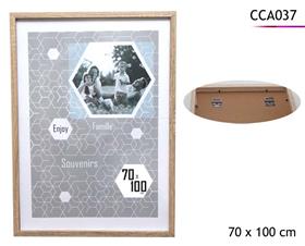 CADRE PHOTO EFFET BOIS 70X100