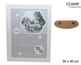 CADRE PHOTO BLANC 30X40