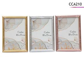 CADRE PVC METALLIQUE 10X15CM