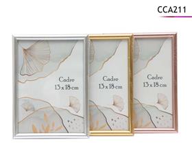 CADRE PVC METALLIQUE 13X18CM