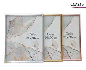 CADRE PVC METALLIQUE 24X30CM