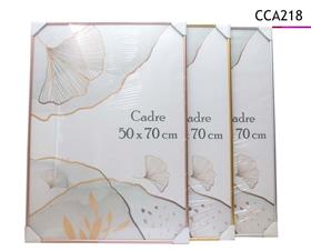 CADRE PVC METALLIQUE 50X70CM