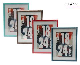 CADRE PVC COULEURS 18X24CM