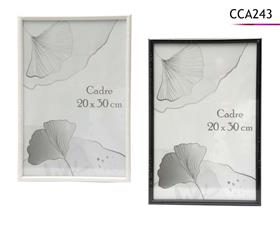 CADRE PVC NOIR ET BLANC 20X30C