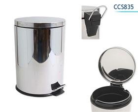 POUBELLE 7L RONDE INOX