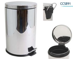 POUBELLE 40L RONDE INOX