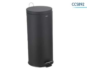 POUBELLE 30L RONDE NOIR