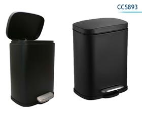 POUBELLE 3L RECTANGLE NOIR