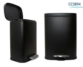 POUBELLE 12L RECTANGLE NOIR