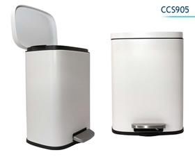 POUBELLE 12L RECTANGLE BLANCHE