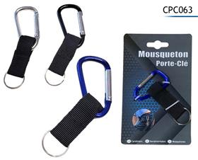 MOUSQUETON ALU+STRAP