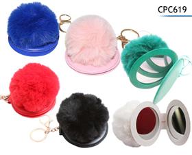 PORTE-CLES MIROIR DOUBLE