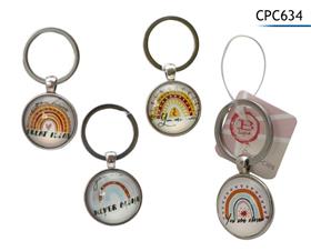 PORTE CLES ARC EN CIEL METAL