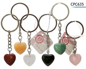 PORTE CLES PIERRES POLIES