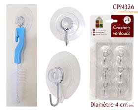 CROCHETS X6  VENTOUSE D4CM