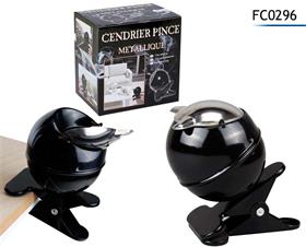 CENDRIER METAL A PINCE D10CM