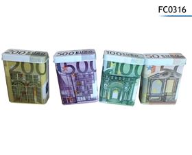 BOITE METAL CIG EURO 7X3X10CM