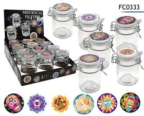 MINI BOCAUX EN VERRE 9.5X6CM