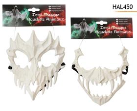 DEMI MASQUE SQUELETTE ANIMAUX