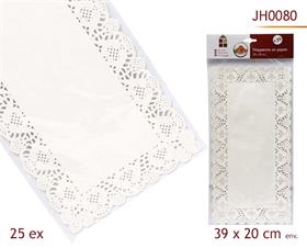 NAPPERONS PAPIER X25 39X20CM