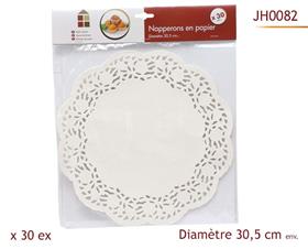 NAPPERONS PAPIER X30 D30.5CM