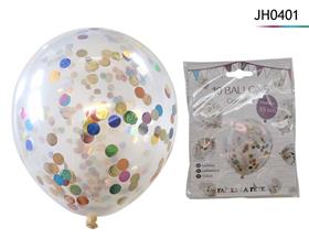 BALLONS CONFETTIS X10
