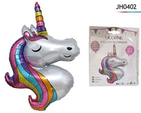 BALLON ALUMINIUM LICORNE 80CM