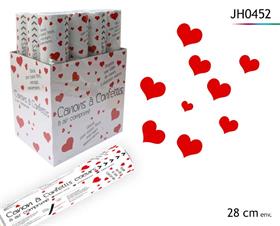 CANON A CONFETTIS 28CM COEURS