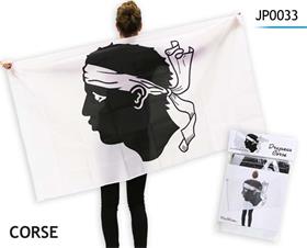 DRAPEAU CORSE 90X150CM