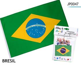 DRAPEAU BRESIL 90X150CM*