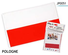 DRAPEAU POLOGNE 90X150CM*