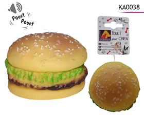 JOUET CHIEN HAMBURGER D8CM