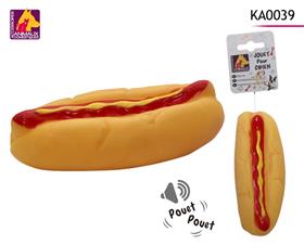 JOUET CHIEN HOTDOG 13.5CM