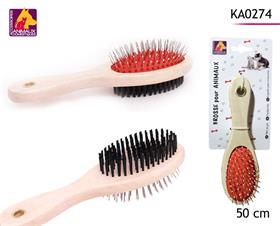 BROSSE  ANIMAUX DOUBLE FACE