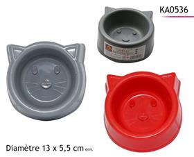 GAMELLE CHAT PLASTIC 250ML