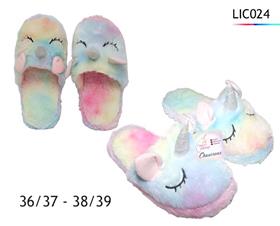 CHAUSSONS FOURRURE LICORNE
