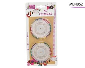 EPINGLES TETE BOUT ROND X80