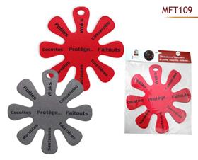 INTERCALAIRES X2 FLEURS D36CM