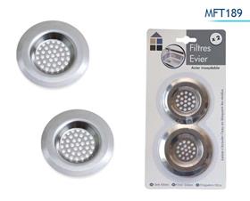 FILTRES INOX EVIER X2 D8+D7CM