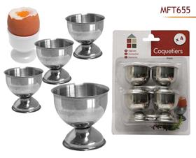 COQUETIERS X4  INOX 4.5X4.6CM