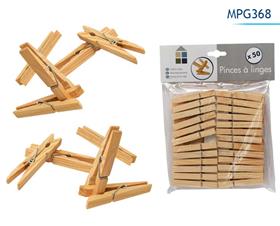 PINCE A LINGE BOIS X50