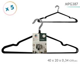 CINTRES METAL/PVC X5 40CM