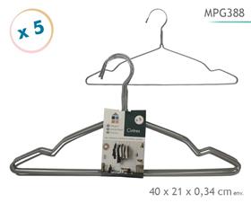 CINTRES METAL/PVC X5 40CM