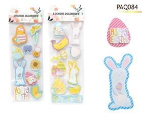 STICKERS x10  PAQUES PAPIER*