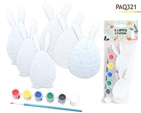 CREA LAPINS X6  MOUSSE 10CM