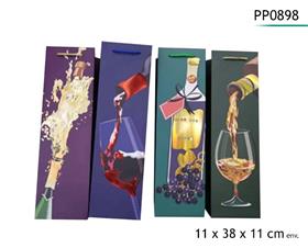 SAC BOUTEILLE CADEAU 11X38X11C