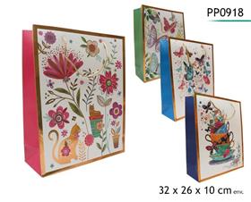 SAC CADO FLEURS 26X32X10CM